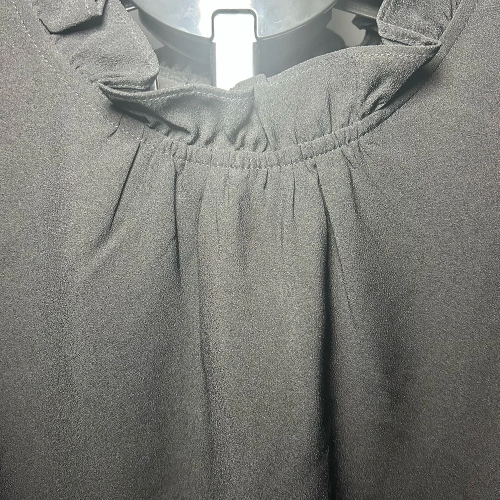 J.Crew Black Shell Top - Picture 2 of 5